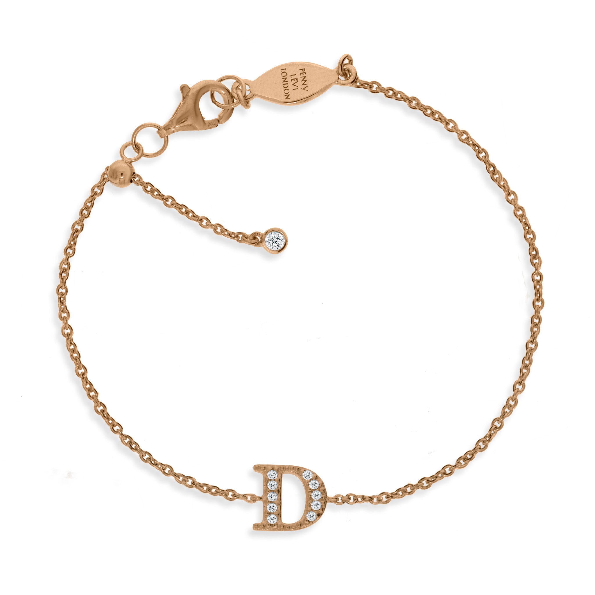 D initial store bracelet